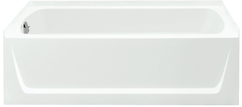 Sterling Ensemble Series 71121110-0 Bathtub, 55 gal Capacity, 60 in L, 32 in W, 20 in H, Alcove Installation, White, Yes