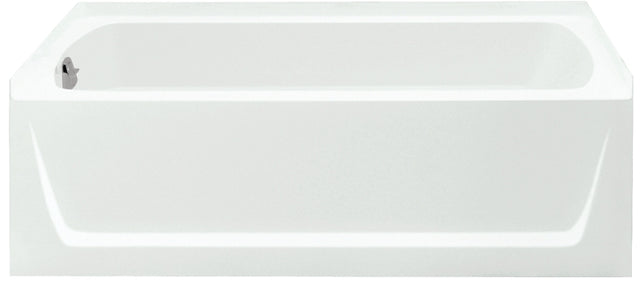 Sterling Ensemble Series 71121110-0 Bathtub, 55 gal Capacity, 60 in L, 32 in W, 20 in H, Alcove Installation, White, Yes