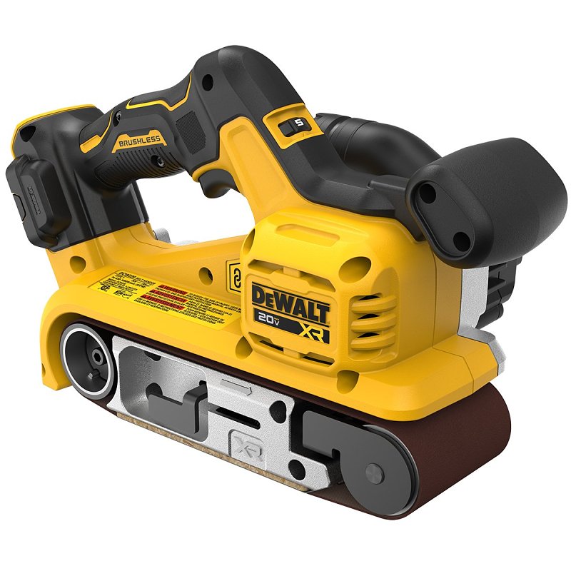 DEWALT XR 20V MAX Series DCW220B Belt Sander, Tool Only, 20 V, 3 x 21 in Belt, 198 to 320 rpm Speed, Auxiliary Handle
