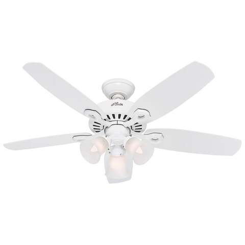 Hunter Builder 42 in. Snow White LED Indoor Ceiling Fan