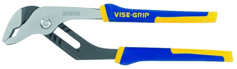 Irwin 2078510 Groove Joint Plier, 10 in OAL, 2 in Jaw Opening, Blue/Yellow Handle, Cushion-Grip Handle