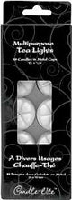 Candle-Lite 1049595 Tea Light Candle, White Candle