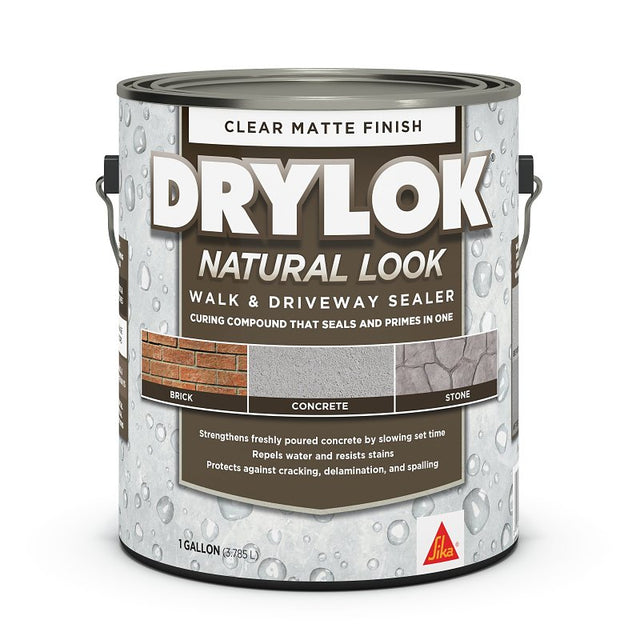 Drylok 22113 Natural Look Sealer, Clear, Liquid, 1 gal Pail, Pack of 2