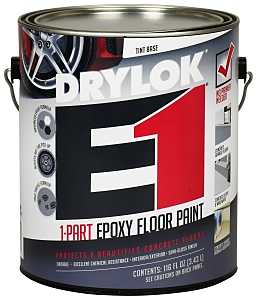 DRYLOK 28413 Epoxy Floor Paint, Semi-Gloss, Tint Base, 1 gal, Pack of 2