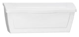 Pro-Df P55000 Small Mailbox, 440 cu-in, Plastic, Textured, White, 15-1/2 in W, 4.13 in D, 6-1/2 in H