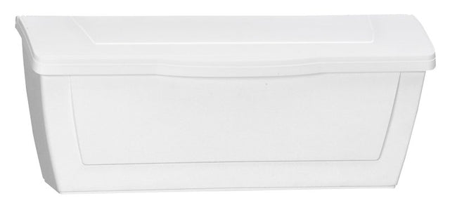 Pro-Df P55000 Small Mailbox, 440 cu-in, Plastic, Textured, White, 15-1/2 in W, 4.13 in D, 6-1/2 in H