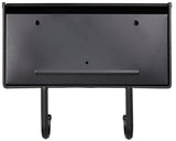 Pro-Df AL361N Standard Mailbox, 500 cu-in, Aluminum, Powder-Coated, Black, 16 in W, 4 in D, 13 in H