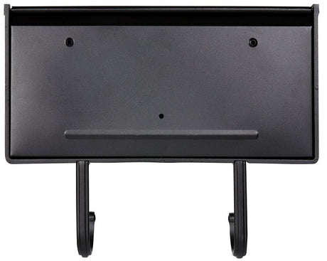 Pro-Df AL361N Standard Mailbox, 500 cu-in, Aluminum, Powder-Coated, Black, 16 in W, 4 in D, 13 in H