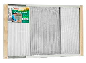Frost King W.B. Marvin AWS1533 Window Screen, 15 in L, 19 to 33 in W, Aluminum