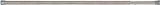Simple Spaces SD-SR36-BN Shower Curtain Rod, 7-1/2 lb, 36 to 63 in L Adjustable, 1 in Dia Rod, Steel, Brushed Nickel
