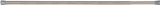 Simple Spaces SD-SR36-BN Shower Curtain Rod, 7-1/2 lb, 36 to 63 in L Adjustable, 1 in Dia Rod, Steel, Brushed Nickel