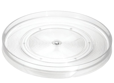 Interdesign 54030 Turntable, Plastic, Clear, Pack of 4