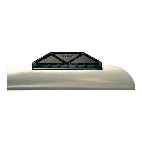 Allway 10 in. L Black Aluminum Trim Shield, Pack of 25