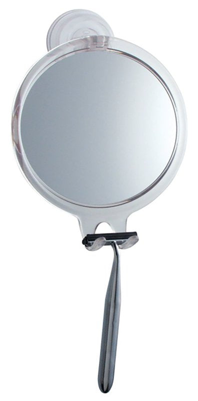 iDESIGN 52120 Fog-Free Mirror, Round, Suction Mounting, Pack of 4
