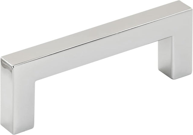 Amerock Monument Series BP3657826 Cabinet Pull, 3-3/8 in L Handle, 3/8 in H Handle, 1-3/16 in Projection, Aluminum