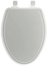 Mayfair 148SLOWA-000/148E Toilet Seat, Elongated, Molded Wood, White, Twist Hinge