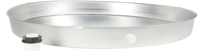 Camco USA 20830 Recyclable Drain Pan, Aluminum, For: Gas or Electric Water Heaters, 24 in ID x 2-1/4 in D, Pack of 6