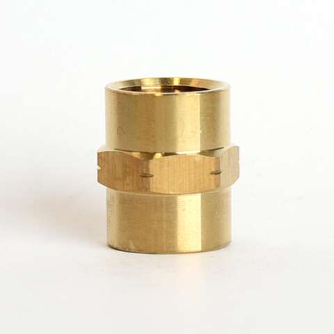 ATC 3/8 in. FPT X 3/8 in. D FPT Brass Coupling, Pack of 5