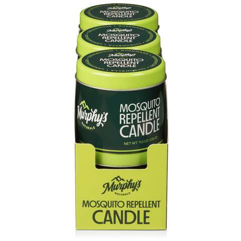 Murphy's Naturals Insect Repellent Candle For Mosquitoes/Other Flying Insects 9 oz, Pack of 6