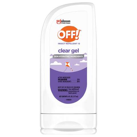 OFF! Clean Feel Insect Repellent Gel For Mosquitoes/Ticks 6 oz