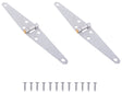 ProSource LSH-G04-C2PS Strap Hinge, 1.4 mm Thick Leaf, Steel, 180 Range of Motion