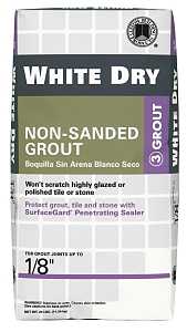 Custom WDG25 Non-Sanded Grout, White, 25 lb Bag