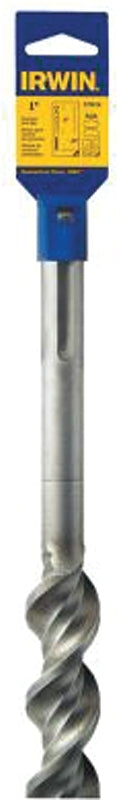 Irwin 323006 Hammer Drill Bit, 5/8 in Dia, 21 in OAL, Twist Flute, 4-Flute, 5 in Dia Shank, SDS Max Shank