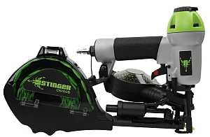 Stinger 0136252 Cap Nailer, 0.083 in W Crown, 1 in L Leg, 200 Magazine, 79.9 scfm Air