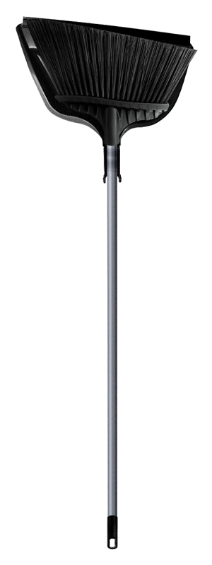 Simple Spaces 2132X Angle Broom with Dust Pan, 14.5 in Sweep Face, 6-3/4 in L Trim, Recycle Polypropylene Bristle