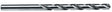 Irwin 81104 Jobber Drill Bit, 0.209 in Dia, 3-3/4 in OAL, Spiral Flute, 4-Flute, 0.209 in Dia Shank, Straight Shank
