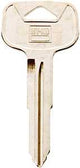 Hy-Ko 11010TR53 Automotive Key Blank, Brass, Nickel, For: Toyota Vehicle Locks, TR53 Key Number, Pack of 10