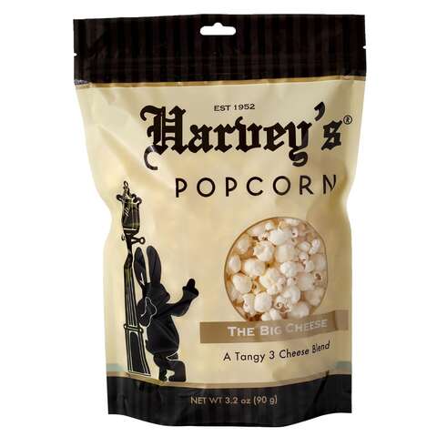Harvey's The Big Cheese Popcorn 3.2 oz Bagged, Pack of 12