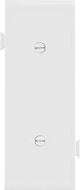 Eaton Cooper Wiring STC14W Wallplate, 1.9 in L, 4.84 in W, 0.23 in Thick, 1 -Gang, Polycarbonate, White