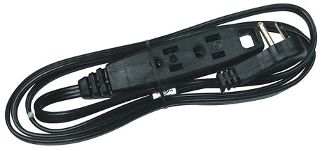 PowerZone OR932606 Extension Cord, 16 AWG Cable, 5-15P Grounded Plug, 5-15R Grounded Receptacle, 6 ft L, 125 V