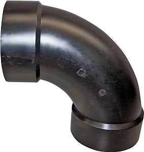 ABS ELBOW 90DEG LNG SWEEP 4IN