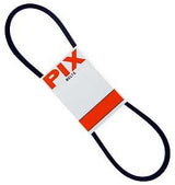 PIX 3L190 FHP V-Belt, 19 in Outside Circumference, 3L, 3/8 in W, 7/32 in Thick, Black