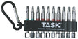 Task T67920 Carabiner Clip Set, 10-Piece, Steel