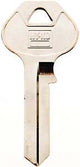 Hy-Ko 11010M14 Key Blank, Brass, Nickel, For: Master Vehicle Locks, M14 Key Number, Pack of 10