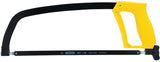 STANLEY STHT20138 Hacksaw, 12 in L Blade, 24 TPI, Carbon Steel Blade, 4-3/8 in D Throat, Metal Frame, Ergonomic Handle