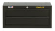 STANLEY STST22621BK Middle Tool Chest, 1830 cu-in, 26 in OAW, 11-1/2 in OAH, 12 in OAD, Steel, Black, 2-Drawer