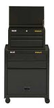 STANLEY STST22656BK Tool Chest and Cabinet, 10,227 cu-in, 26-1/2 in OAW, 43-1/2 in OAH, 14 in OAD, Steel, Black