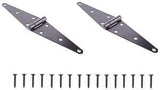 ProSource HSH-B06-C2PS Strap Hinge, 2.6 mm Thick Leaf, Steel, 180 Range of Motion