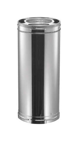 DuraVent DuraPlus 6 in. D X 24 in. L Galvanized Steel Chimney Pipe