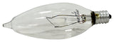Sylvania 13647 Incandescent Lamp, 25 W, B10 Lamp, E12 Candelabra Lamp Base, 175 Lumens, 2850 K Color Temp, Pack of 6