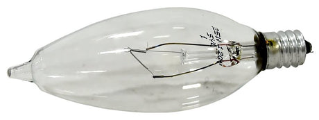 Sylvania 13647 Incandescent Lamp, 25 W, B10 Lamp, E12 Candelabra Lamp Base, 175 Lumens, 2850 K Color Temp, Pack of 6