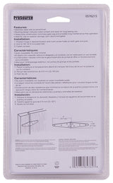 ProSource HSH-S06-C1PS Strap Hinge, 2 mm Thick Leaf, Brushed Stainless Steel, 180 Range of Motion