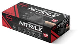 Boss B21051-L Disposable Gloves, 100 CT, L, Nitrile, Black
