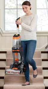 Bissell 1548 Pet Carpet Cleaner, 1 gal Tank, 11 in W Cleaning Path, Samba Orange