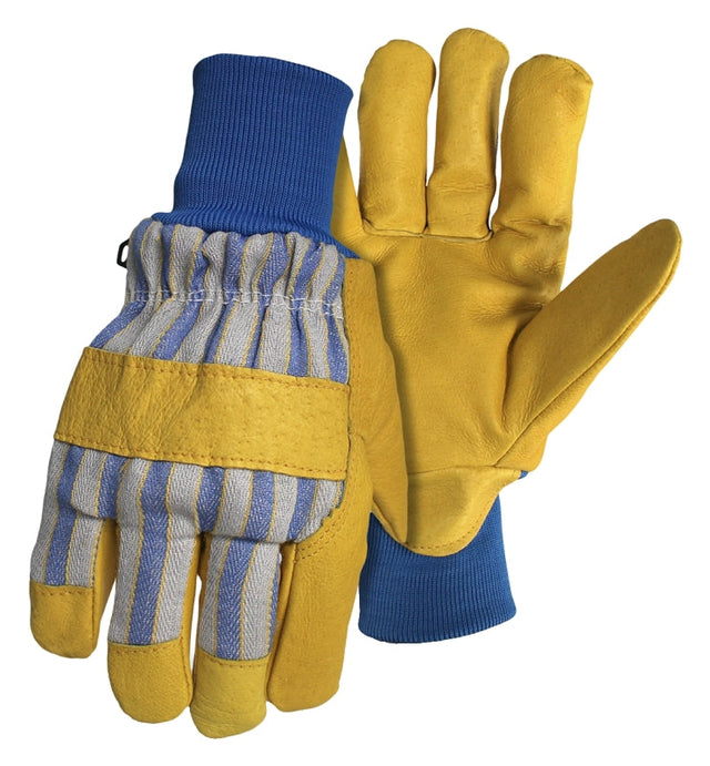 BOSS 4341C Gloves, Wing Thumb, Knit Wrist Cuff, Polyester Lining