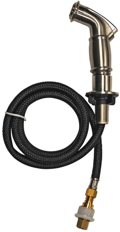 Danco 89216 Side-Spray and Hose, Plastic, Brushed Nickel